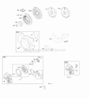 Blower HousingShrouds Flywheel Rewind Starter Diagram and Parts List for 126302-0321-B8  Briggs and Stratton Engine